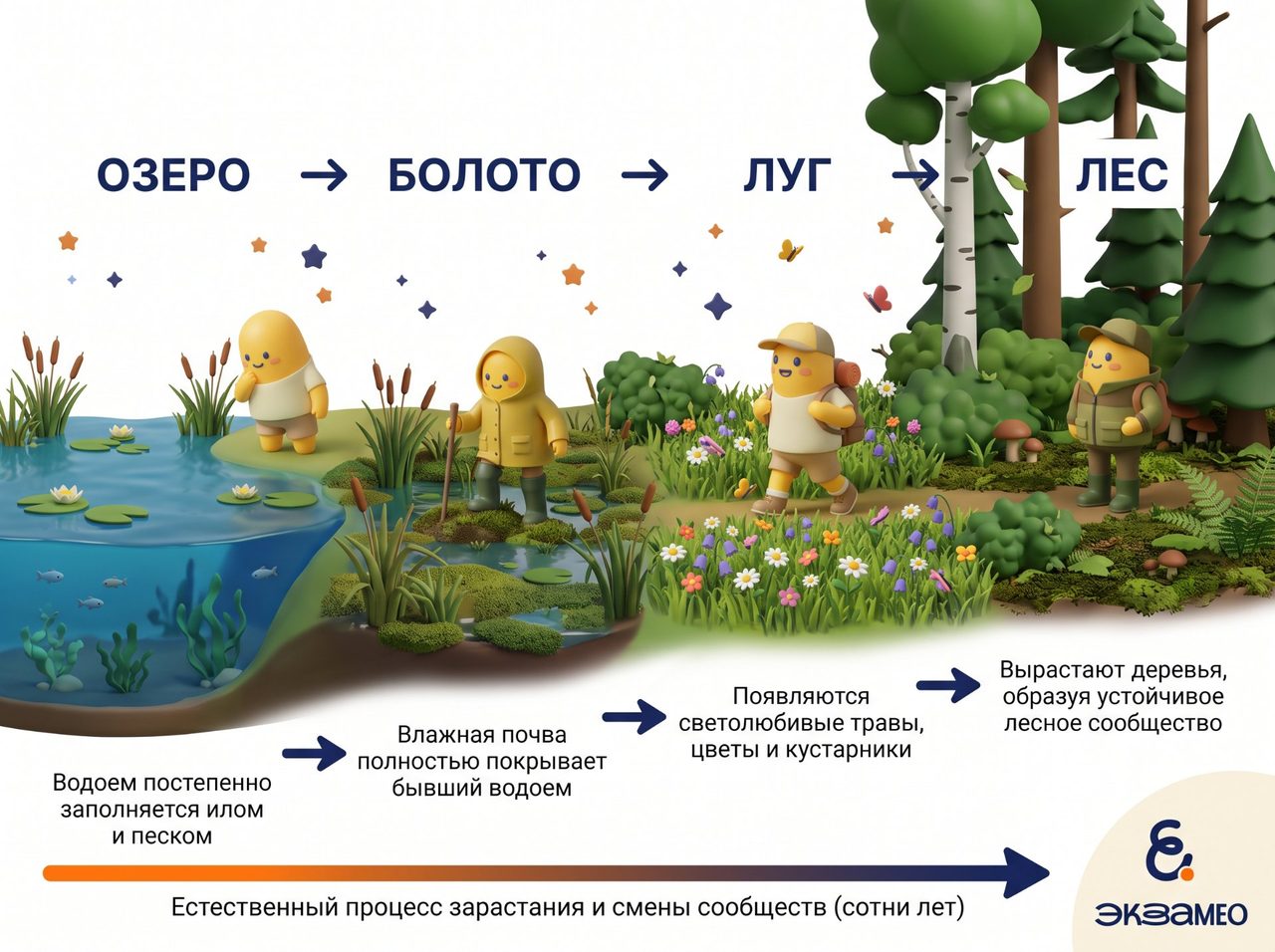 Схема смены сообществ