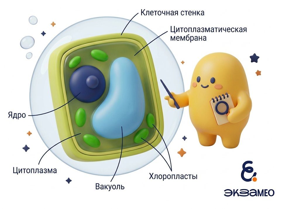 Строение клетки