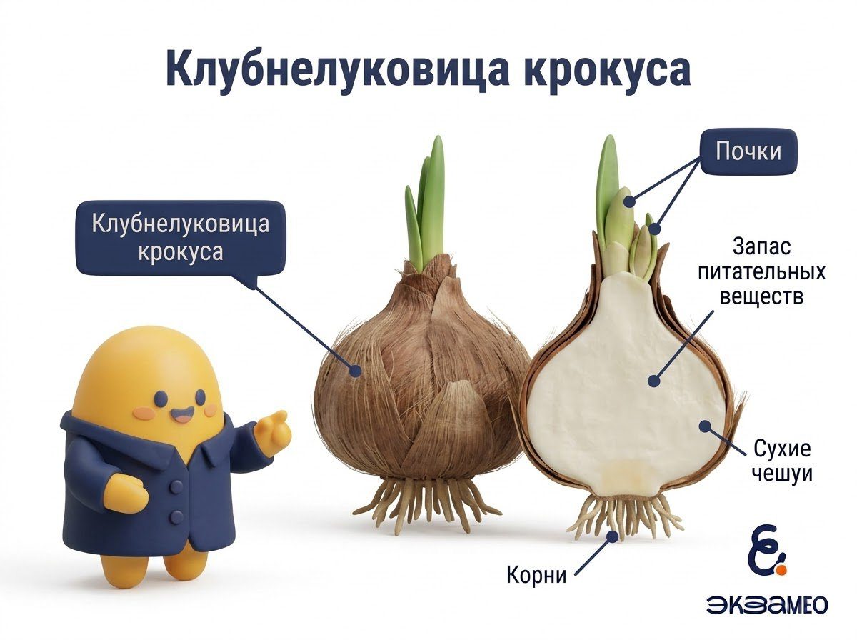 Клубнелуковица крокуса