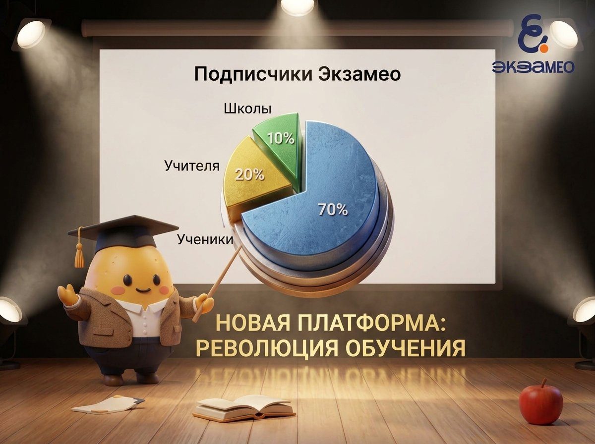 Круговая диаграмма и картошка